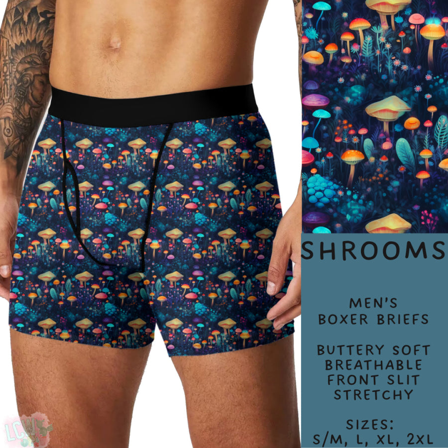 Preorder Custom Buttery Soft Underwear - Shrooms - Closes 27 Nov - ETA late Feb 2025 Underwear