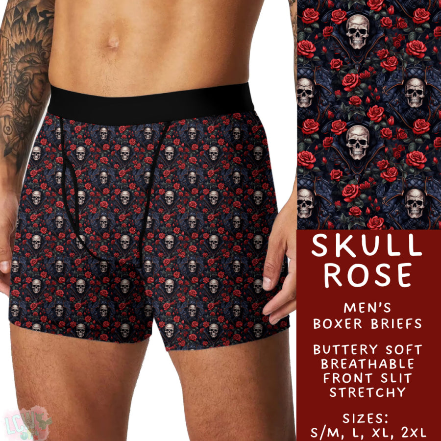 Preorder Custom Buttery Soft Underwear - Skull Rose - Closes 14 Feb - ETA late Apr 2025 Underwear