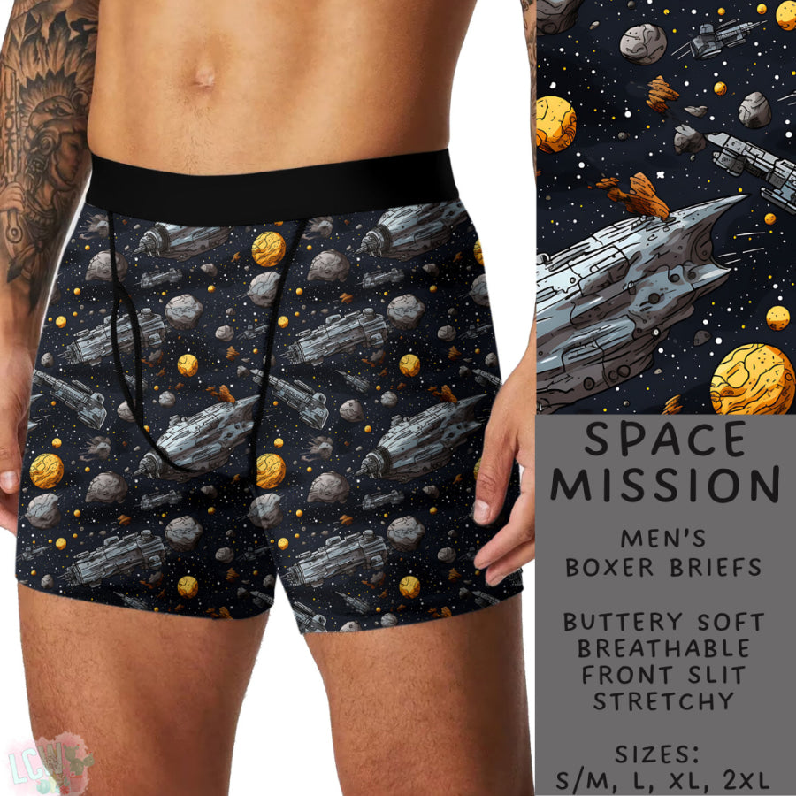 Preorder Custom Buttery Soft Underwear - Space Mission - Closes 27 Nov - ETA late Feb 2025 Underwear