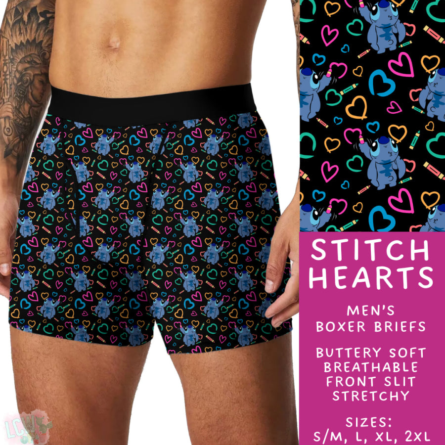 Preorder Custom Buttery Soft Underwear - Stitch Hearts - Closes 14 Feb - ETA late Apr 2025 Underwear