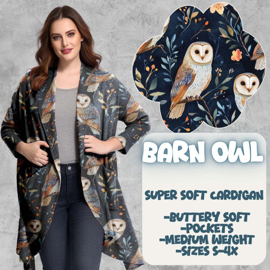 PREORDER Custom Cardigans - Barn Owl - Closes 20 Mar - ETA late Jun 2025 Cardigan