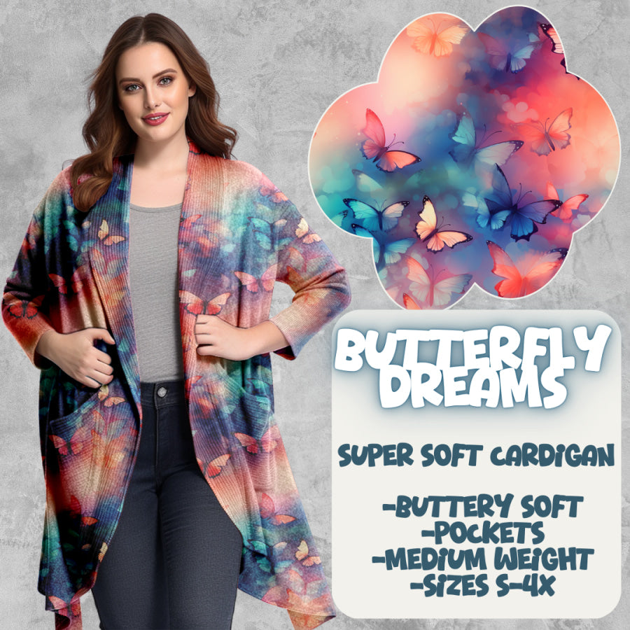 PREORDER Custom Cardigans - Butterfly Dreams - Closes 20 Mar - ETA late Jun 2025 Cardigan