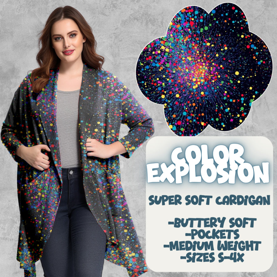 PREORDER Custom Cardigans - Colour Explosion - Closes 20 Mar - ETA late Jun 2025 Cardigan