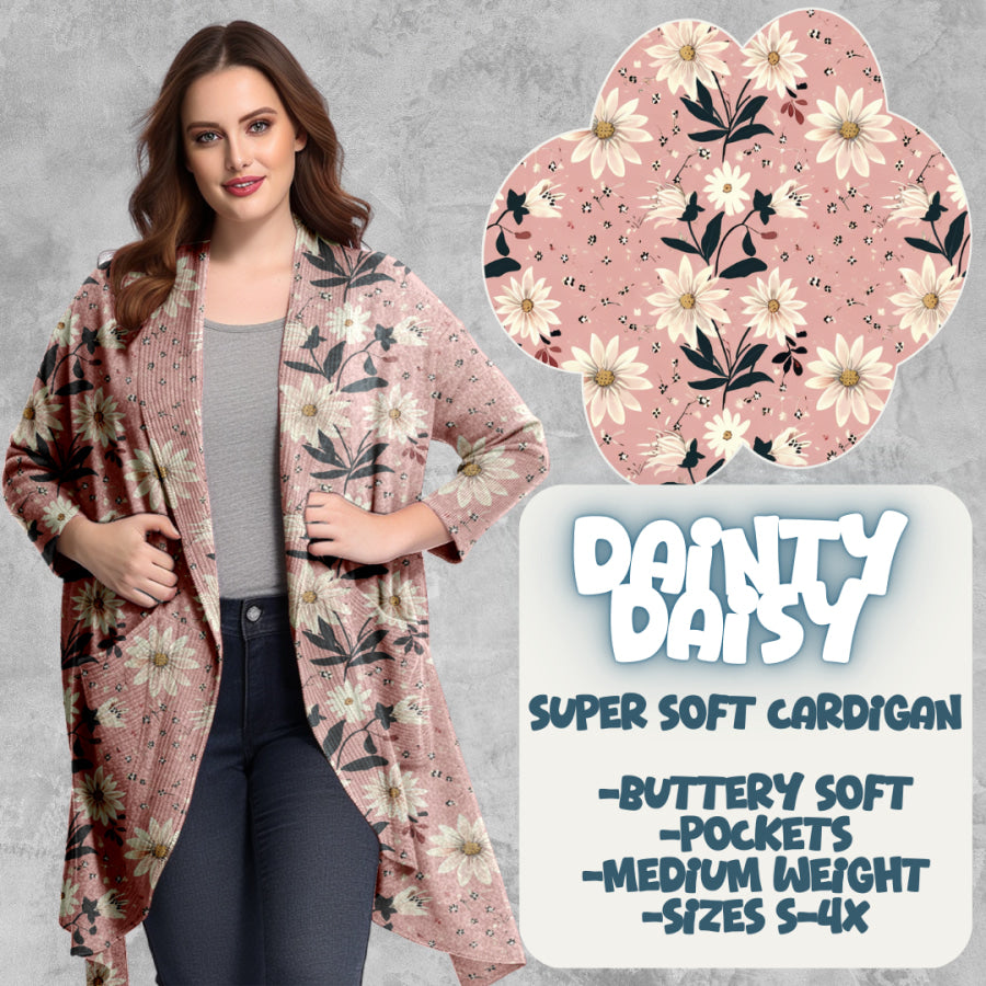 PREORDER Custom Cardigans - Dainty Daisy - Closes 20 Mar - ETA late Jun 2025 Cardigan