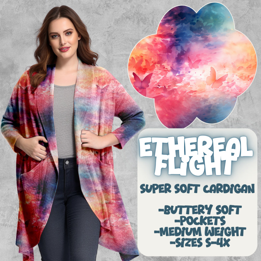 PREORDER Custom Cardigans - Ethereal Flight - Closes 20 Mar - ETA late Jun 2025 Cardigan