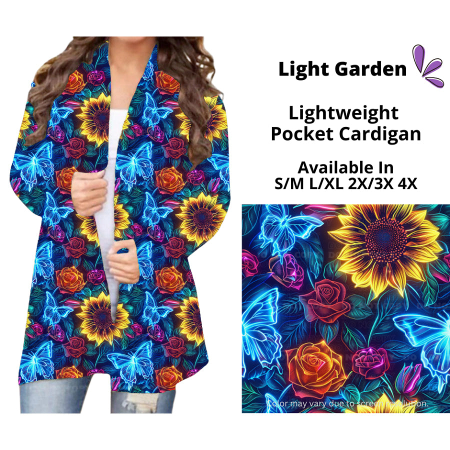 Preorder Custom Cardigans / Faux Denim Leggings / Shorts - Light Garden - Closes 5 Mar - ETA late Jun 2025 Cardigan