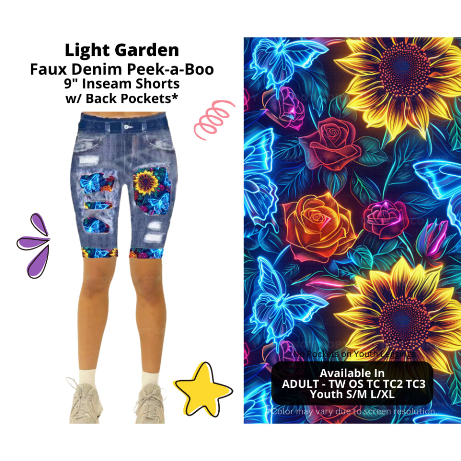 Preorder Custom Cardigans / Faux Denim Leggings / Shorts - Light Garden - Closes 5 Mar - ETA late Jun 2025 Cardigan