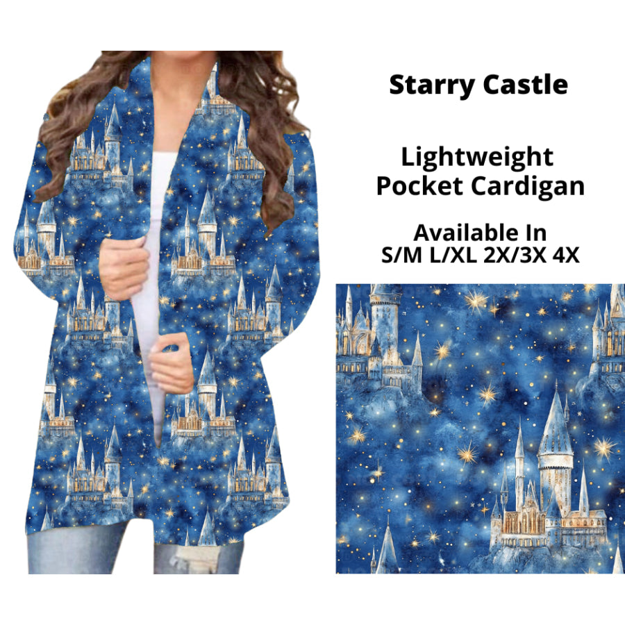 Preorder Custom Cardigans / Faux Denim Leggings - Starry Castle - Closes 10 Oct - ETA late Dec 2024 Cardigan