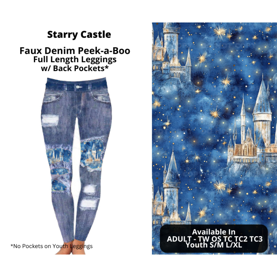 Preorder Custom Cardigans / Faux Denim Leggings - Starry Castle - Closes 10 Oct - ETA late Dec 2024 Cardigan