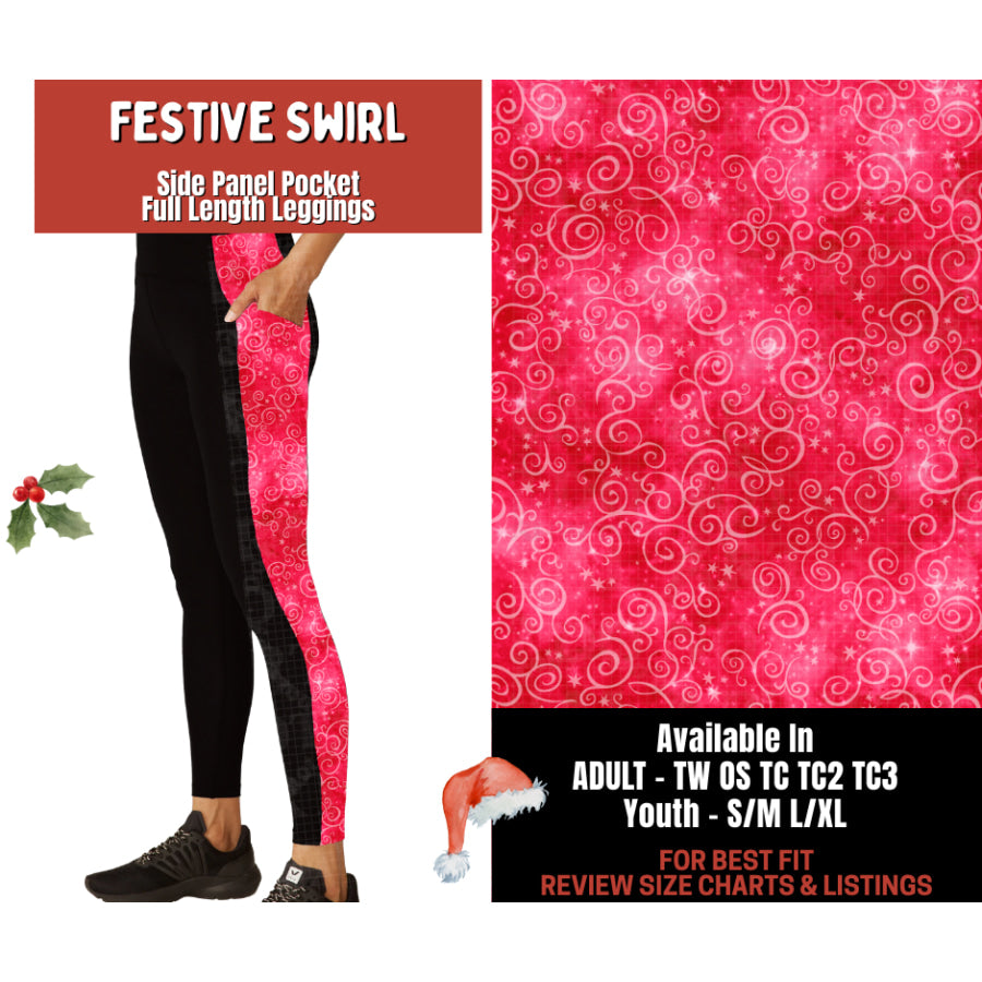 Preorder Custom Cardigans / Leggings - Festive Swirl - Closes 24 Sep - ETA late Jan 2026 Cardigan