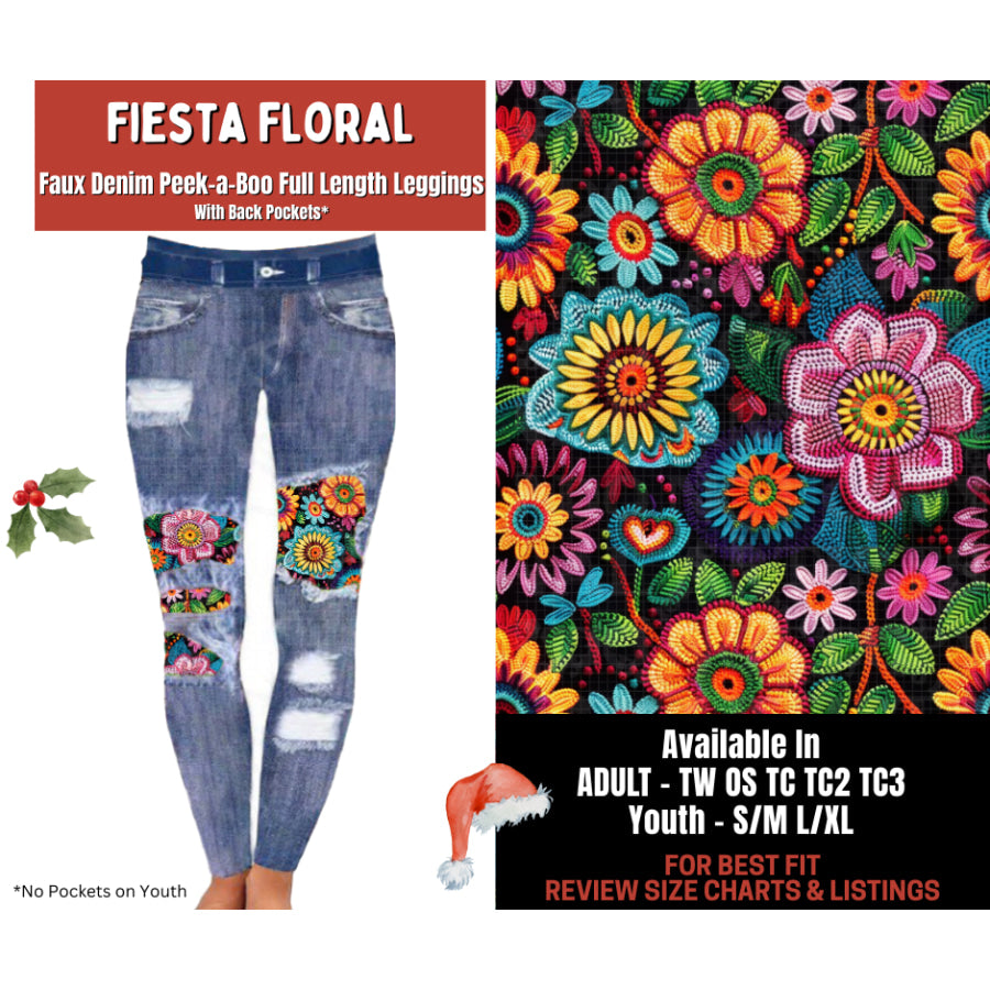 Preorder Custom Cardigans / Leggings - Fiesta Floral - Closes 24 Sep - ETA late Jan 2026 Cardigan