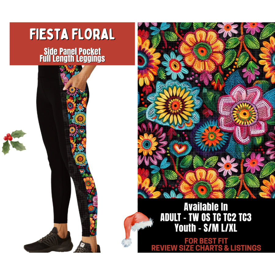 Preorder Custom Cardigans / Leggings - Fiesta Floral - Closes 24 Sep - ETA late Jan 2026 Cardigan