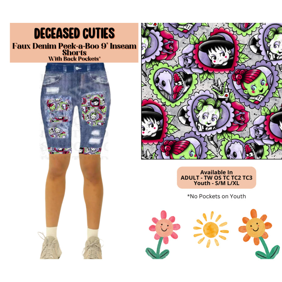 Preorder Custom Cardigans / Leggings / Shorts - Deceased Cuties - Closes 26 May - ETA late Sep 2025 Cardigan