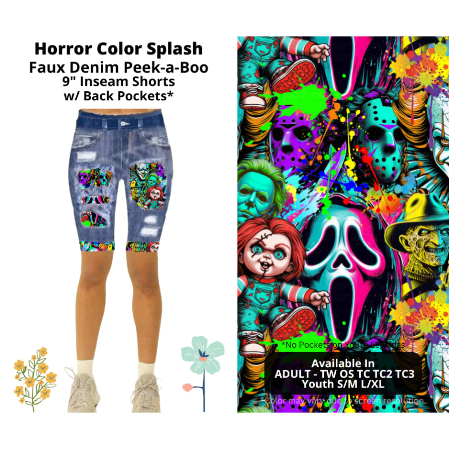 Preorder Custom Cardigans / Leggings / Shorts - Horror Colour Splash - Closes 26 Mar - ETA late Jun 2025 Cardigan