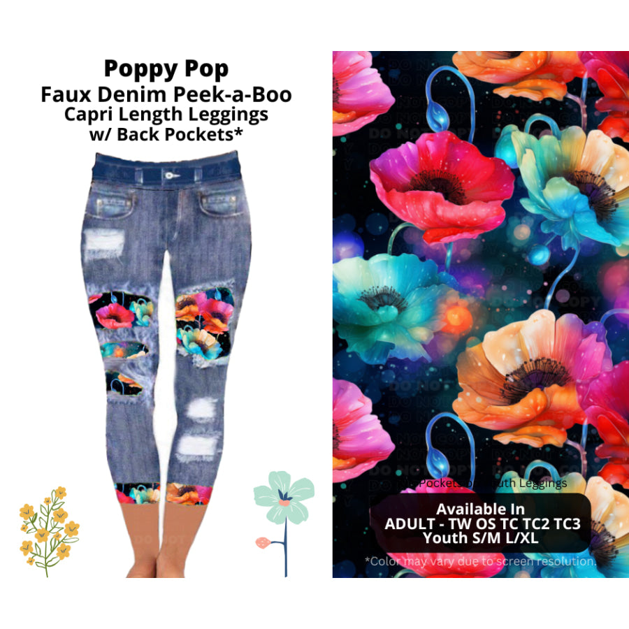 Preorder Custom Cardigans / Leggings / Shorts - Poppy Pop - Closes 26 Mar - ETA late Jun 2025 Cardigan