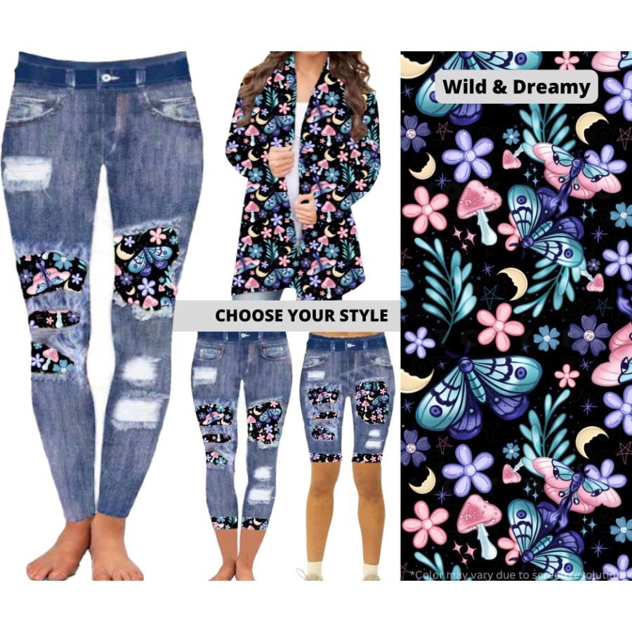 Preorder Custom Cardigans / Leggings / Shorts - Wild and Dreamy - Closes 26 Mar - ETA late Jun 2025 Cardigan