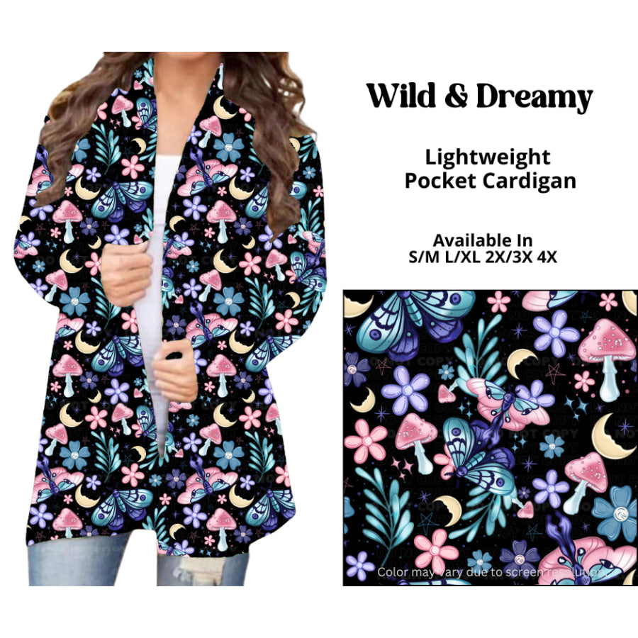 Preorder Custom Cardigans / Leggings / Shorts - Wild and Dreamy - Closes 26 Mar - ETA late Jun 2025 Cardigan