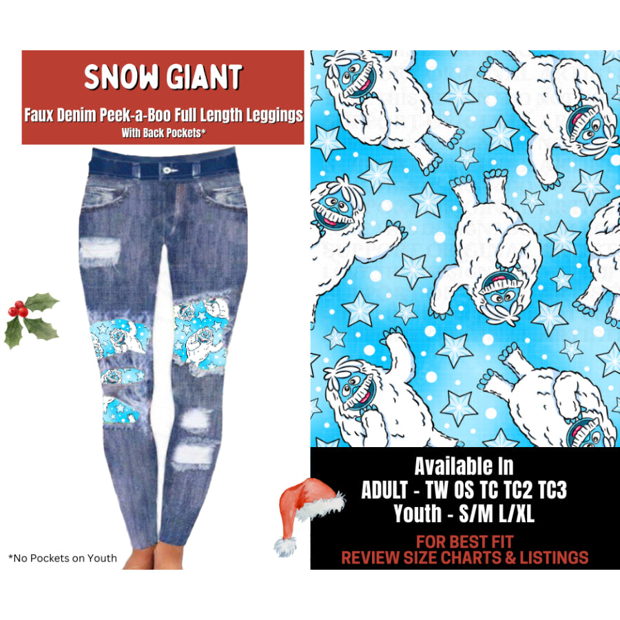 Preorder Custom Cardigans / Leggings - Snow Giant - Closes 24 Sep - ETA late Jan 2026 Cardigan