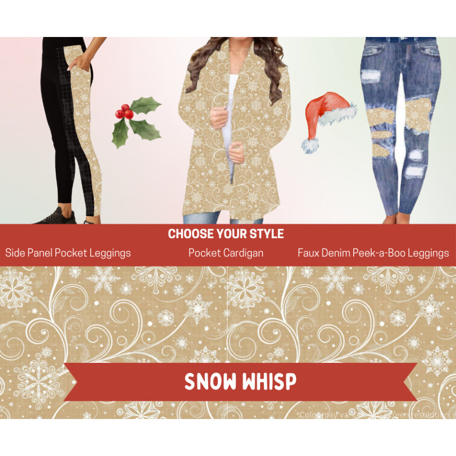 Preorder Custom Cardigans / Leggings - Snow Whisp - Closes 24 Sep - ETA late Jan 2026 Cardigan