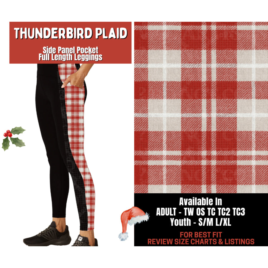 Preorder Custom Cardigans / Leggings - Thunderbird Plaid - Closes 24 Sep - ETA late Jan 2026 Cardigan