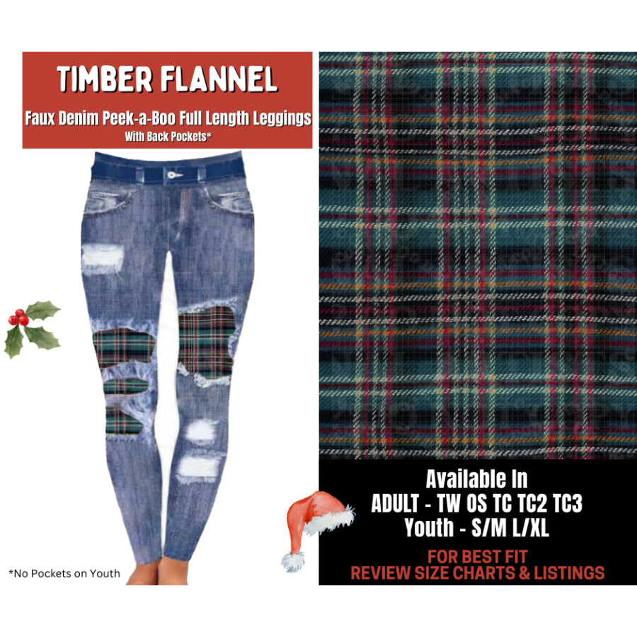 Preorder Custom Cardigans / Leggings - Timber Flannel - Closes 24 Sep - ETA late Jan 2026 Cardigan