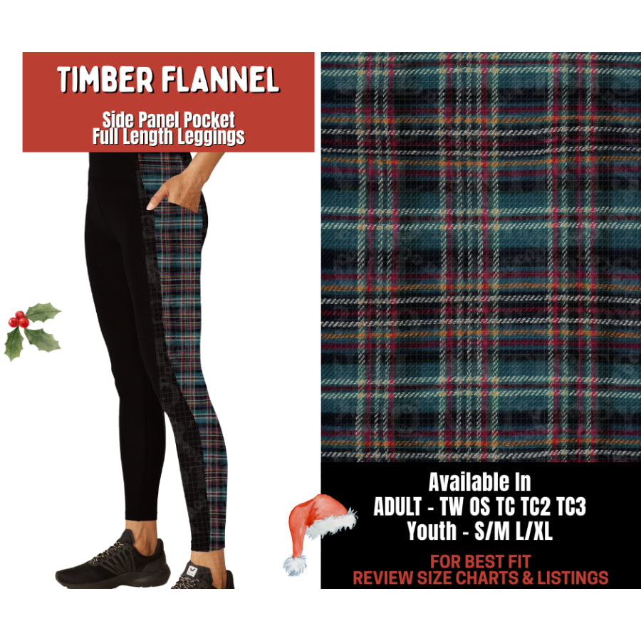 Preorder Custom Cardigans / Leggings - Timber Flannel - Closes 24 Sep - ETA late Jan 2026 Cardigan