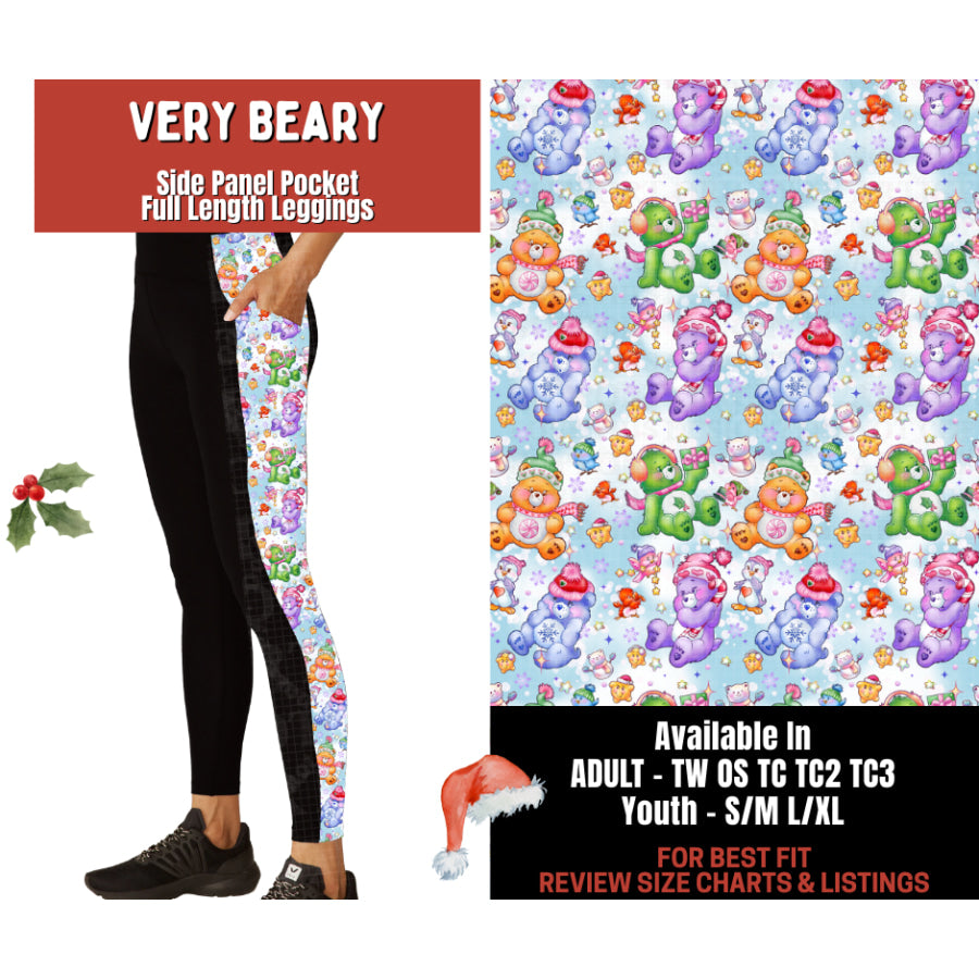 Preorder Custom Cardigans / Leggings - Very Beary - Closes 24 Sep - ETA late Jan 2026 Cardigan