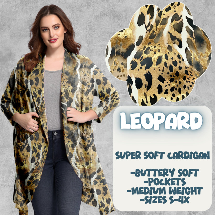 PREORDER Custom Cardigans - Leopard - Closes 20 Mar - ETA late Jun 2025 Cardigan