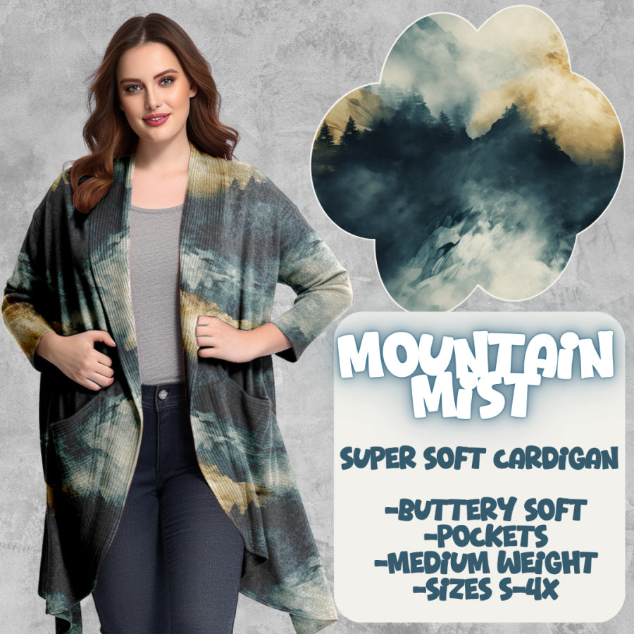 PREORDER Custom Cardigans - Mountain Mist - Closes 20 Mar - ETA late Jun 2025 Cardigan