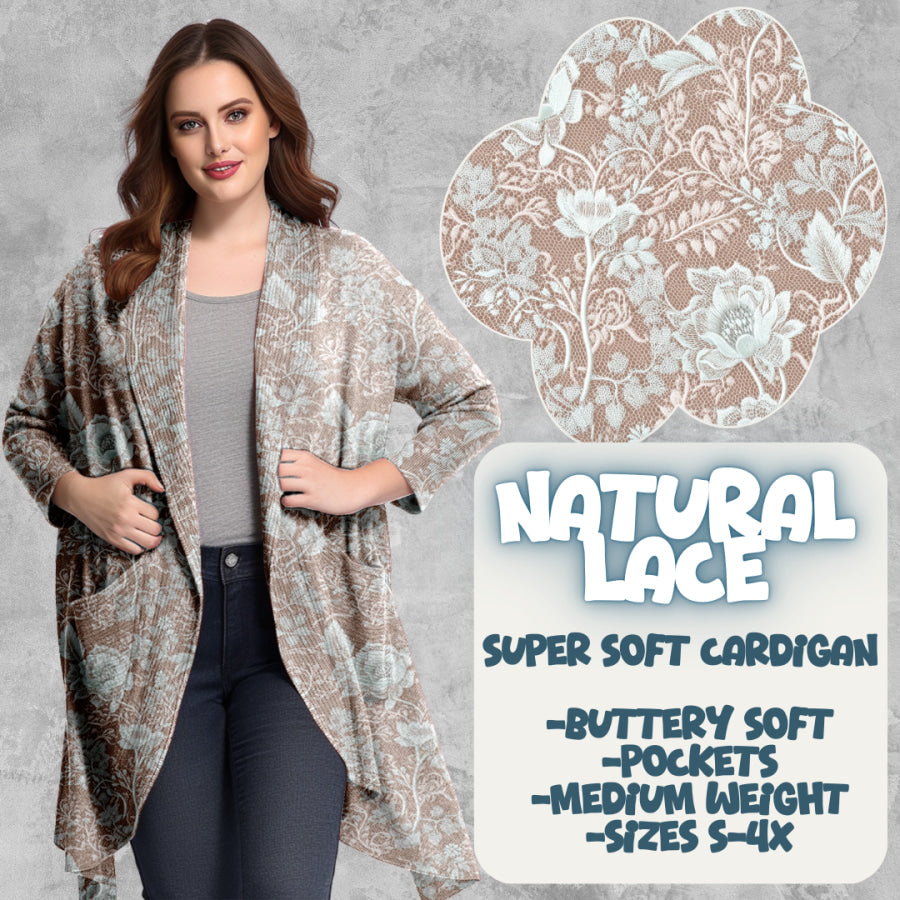 PREORDER Custom Cardigans - Natural Lace - Closes 20 Mar - ETA late Jun 2025 Cardigan