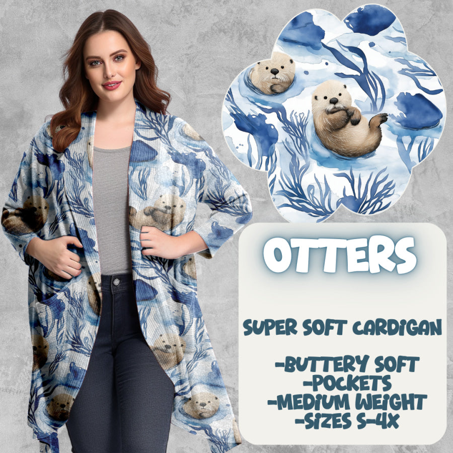 PREORDER Custom Cardigans - Otters - Closes 20 Mar - ETA late Jun 2025 Cardigan