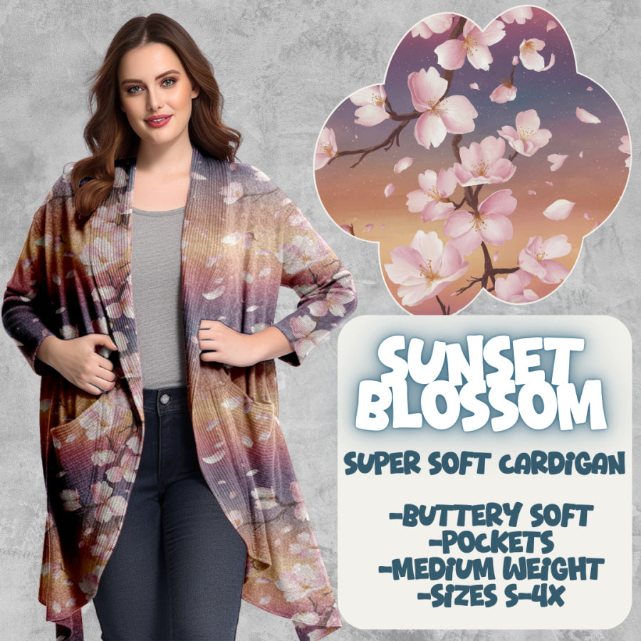 PREORDER Custom Cardigans - Sunset Blossom - Closes 20 Mar - ETA late Jun 2025 Cardigan