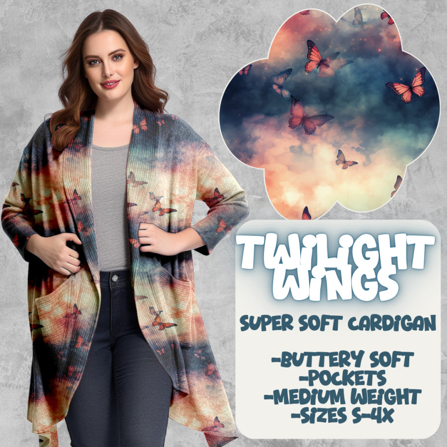 PREORDER Custom Cardigans - Twilight Wings - Closes 20 Mar - ETA late Jun 2025 Cardigan