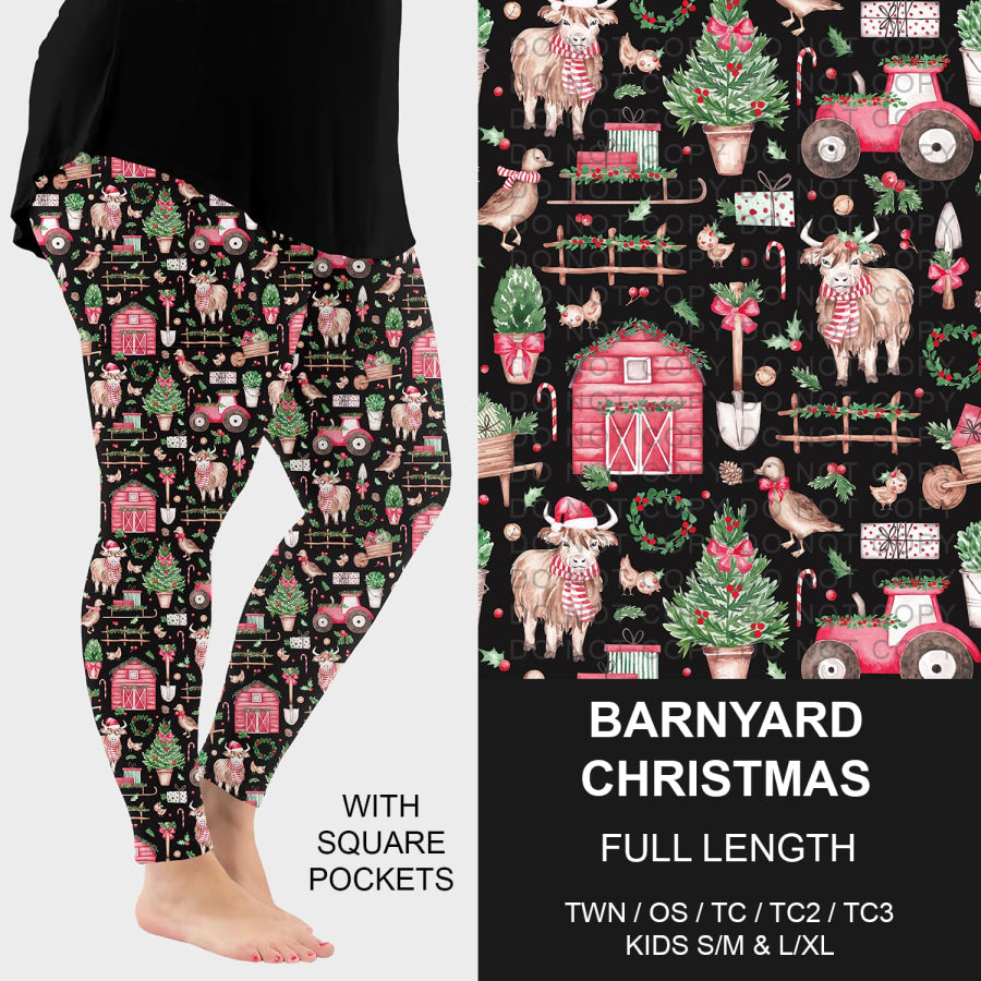 Preorder Custom Christmas Styles - Barnyard Christmas - Closes 30 Sep - ETA late Dec 2025 Loungewear