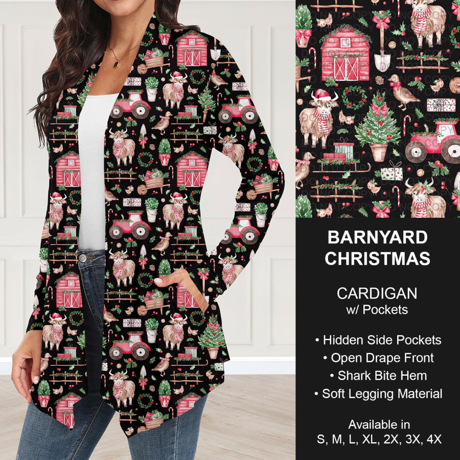 Preorder Custom Christmas Styles - Barnyard Christmas - Closes 30 Sep - ETA late Dec 2025 Loungewear