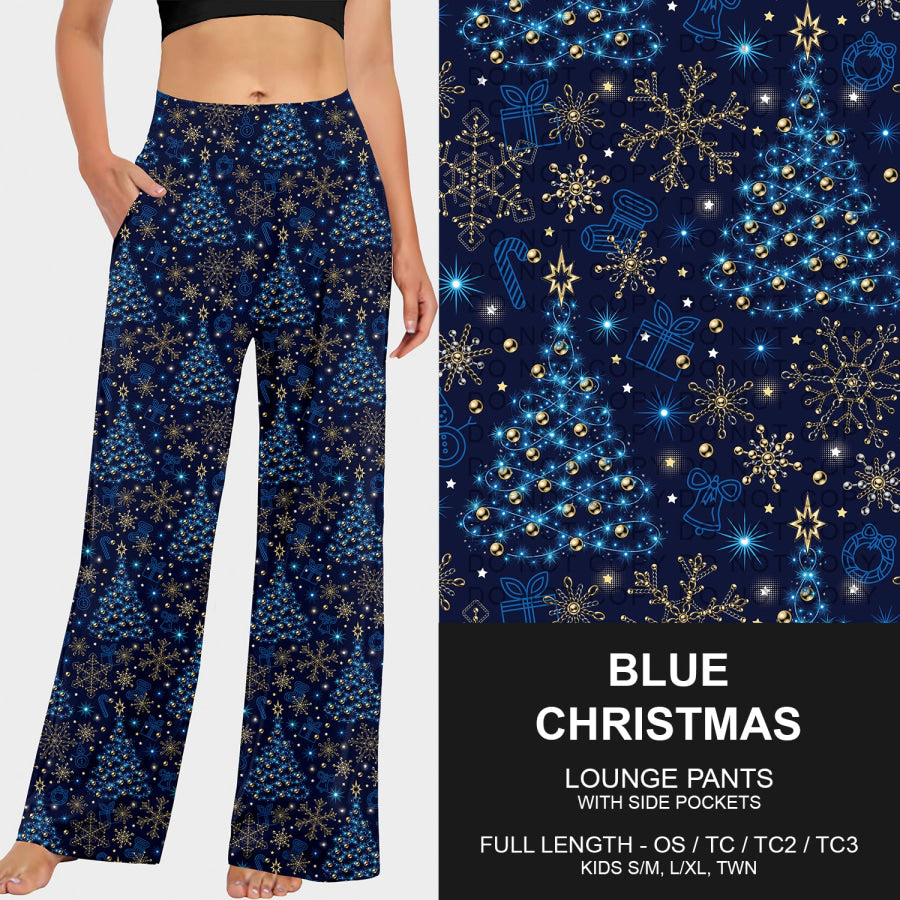 Preorder Custom Christmas Styles - Blue Christmas - Closes 30 Sep - ETA late Dec 2025 Loungewear
