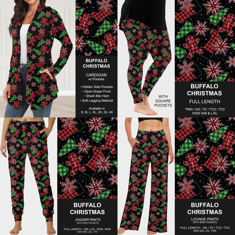 Preorder Custom Christmas Styles - Buffalo Christmas - Closes 30 Sep - ETA late Dec 2025 Loungewear