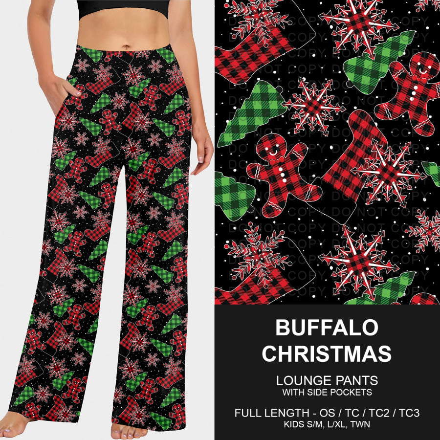 Preorder Custom Christmas Styles - Buffalo Christmas - Closes 30 Sep - ETA late Dec 2025 Loungewear