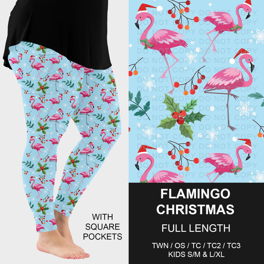 Preorder Custom Christmas Styles - Flamingo Christmas - Closes 30 Sep - ETA late Dec 2025 Loungewear
