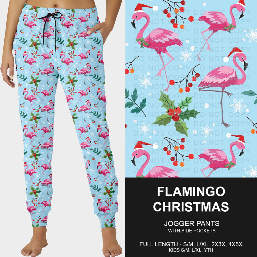 Preorder Custom Christmas Styles - Flamingo Christmas - Closes 30 Sep - ETA late Dec 2025 Loungewear