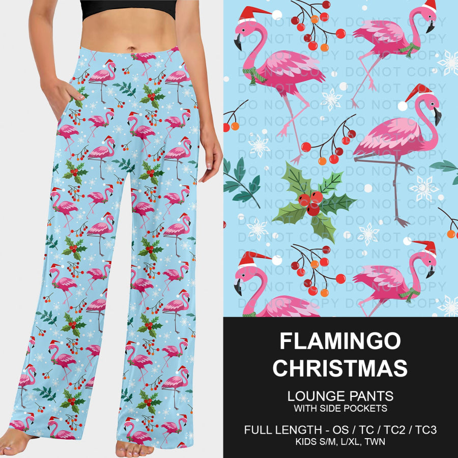 Preorder Custom Christmas Styles - Flamingo Christmas - Closes 30 Sep - ETA late Dec 2025 Loungewear