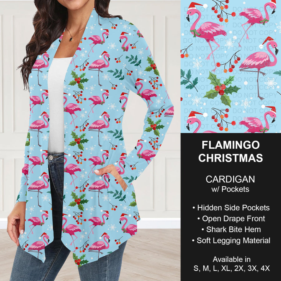 Preorder Custom Christmas Styles - Flamingo Christmas - Closes 30 Sep - ETA late Dec 2025 Loungewear