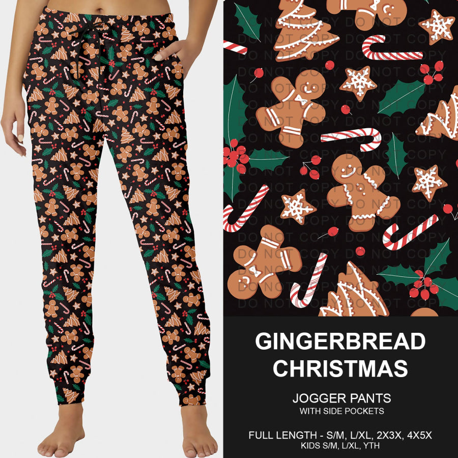 Preorder Custom Christmas Styles - Gingerbread Christmas - Closes 30 Sep - ETA late Dec 2025 Loungewear