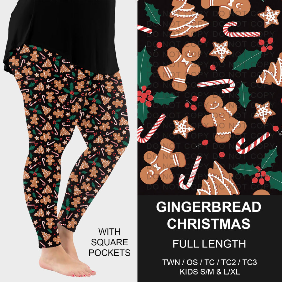 Preorder Custom Christmas Styles - Gingerbread Christmas - Closes 30 Sep - ETA late Dec 2025 Loungewear