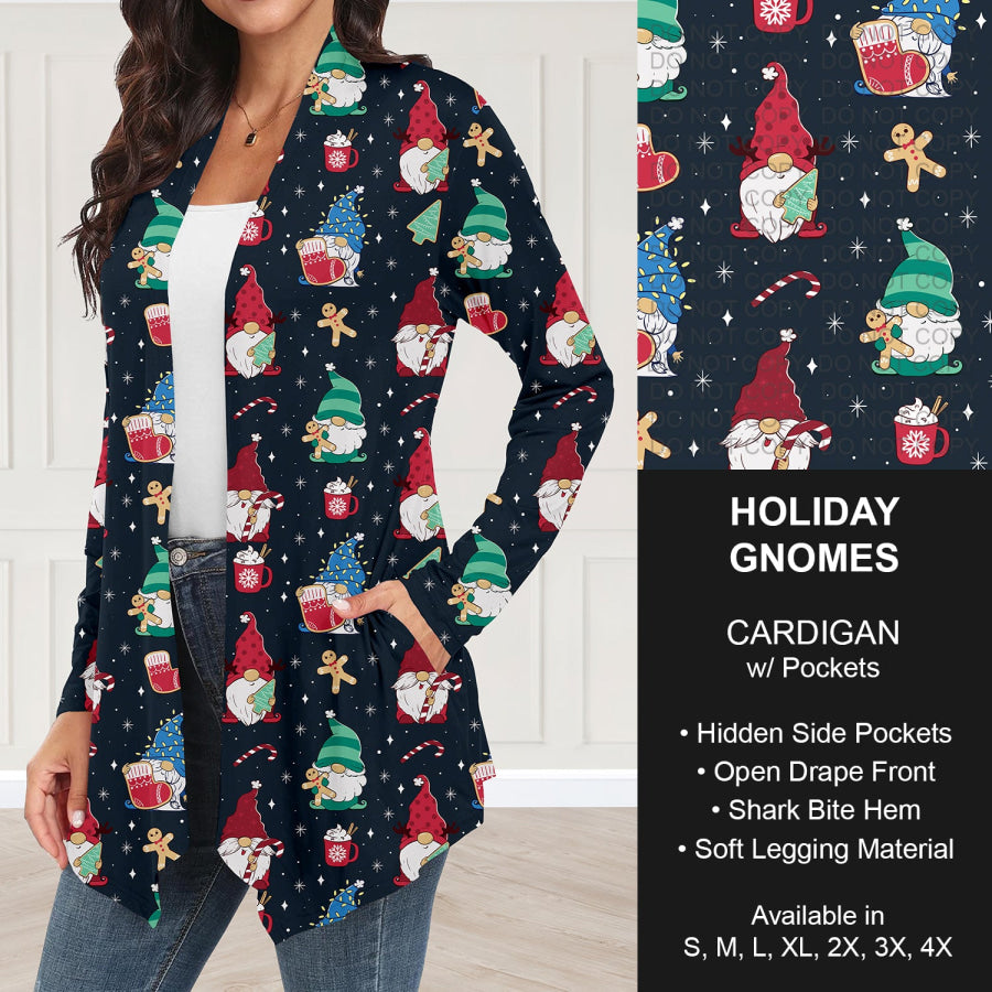 Preorder Custom Christmas Styles - Holiday Gnomes - Closes 30 Sep - ETA late Dec 2025 Loungewear