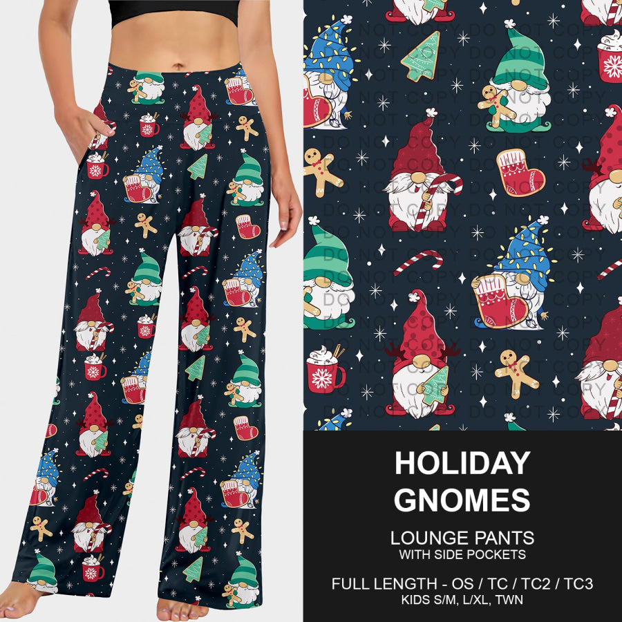 Preorder Custom Christmas Styles - Holiday Gnomes - Closes 30 Sep - ETA late Dec 2025 Loungewear