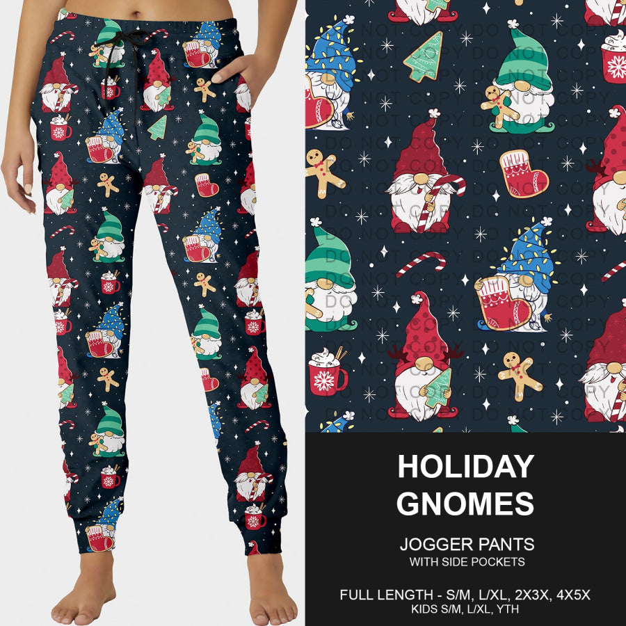 Preorder Custom Christmas Styles - Holiday Gnomes - Closes 30 Sep - ETA late Dec 2025 Loungewear