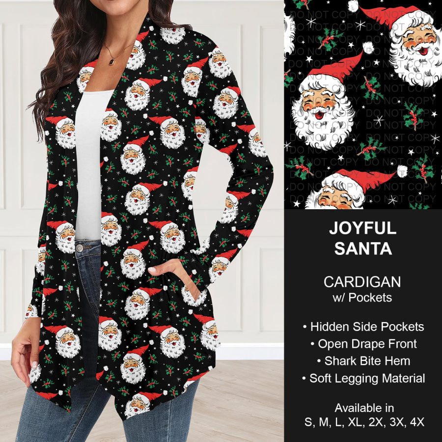 Preorder Custom Christmas Styles - Joyful Santa - Closes 30 Sep - ETA late Dec 2025 Loungewear