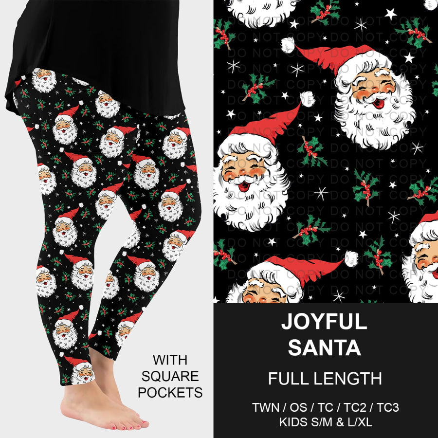 Preorder Custom Christmas Styles - Joyful Santa - Closes 30 Sep - ETA late Dec 2025 Loungewear