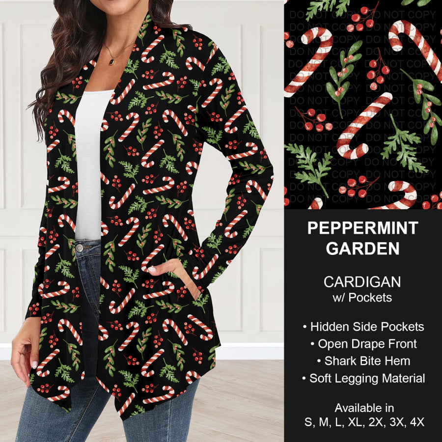 Preorder Custom Christmas Styles - Peppermint Garden - Closes 30 Sep - ETA late Dec 2025 Loungewear